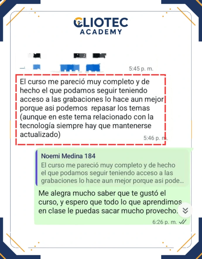 Comentario alumno