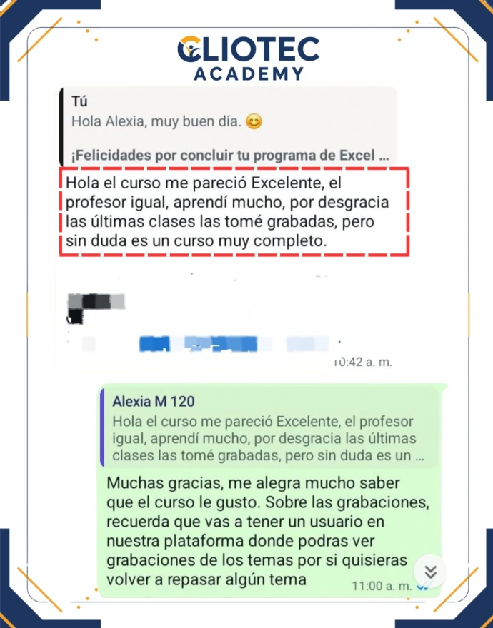 Comentario alumno